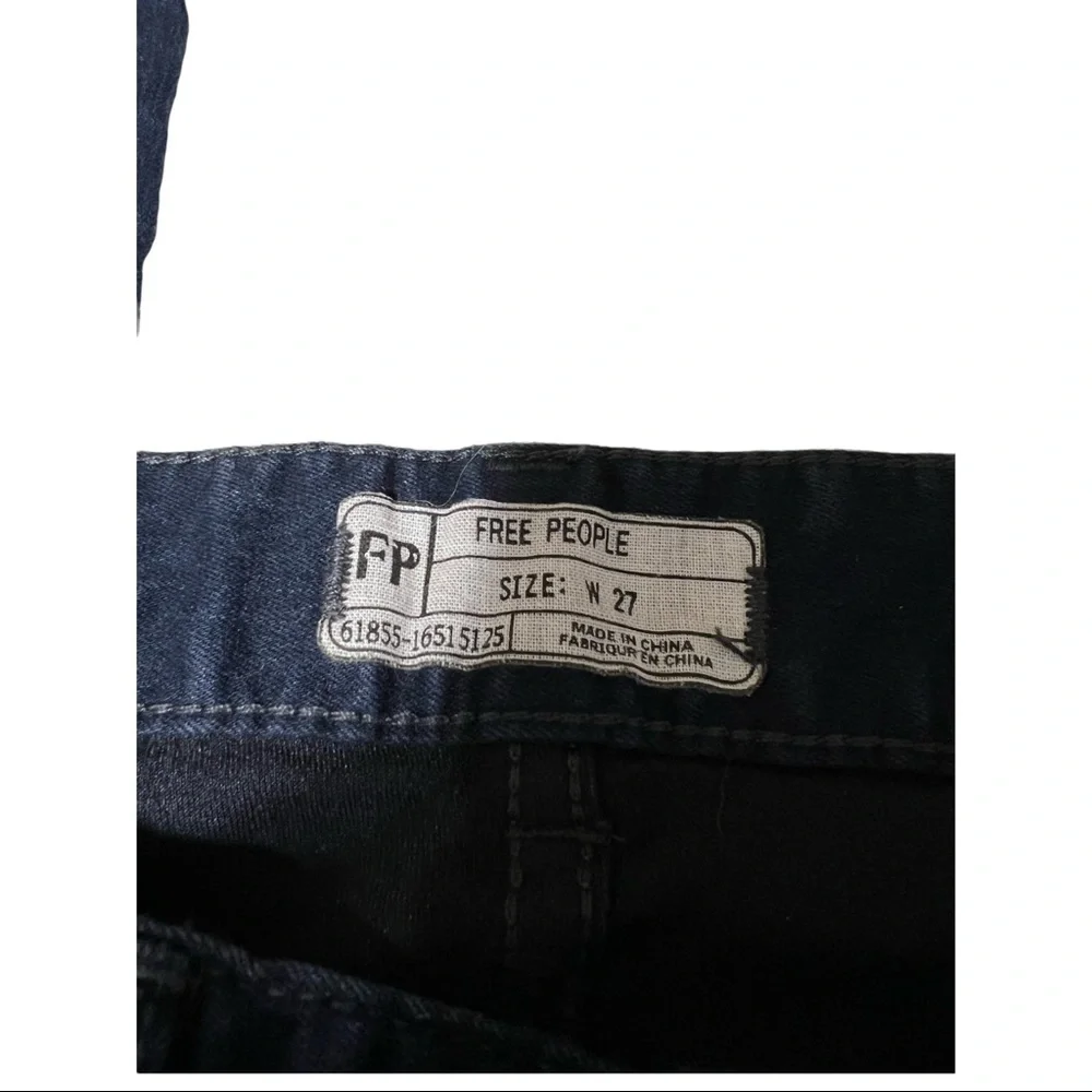 Free People Women’s Y2K Skinny Jeans - Dark Blue Denim